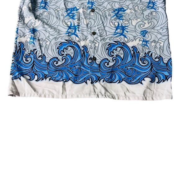 Vintage Y2K Pineapple Connection Mystic Origins Japanese Kanji Waves Men's M - Picture 6 of 6